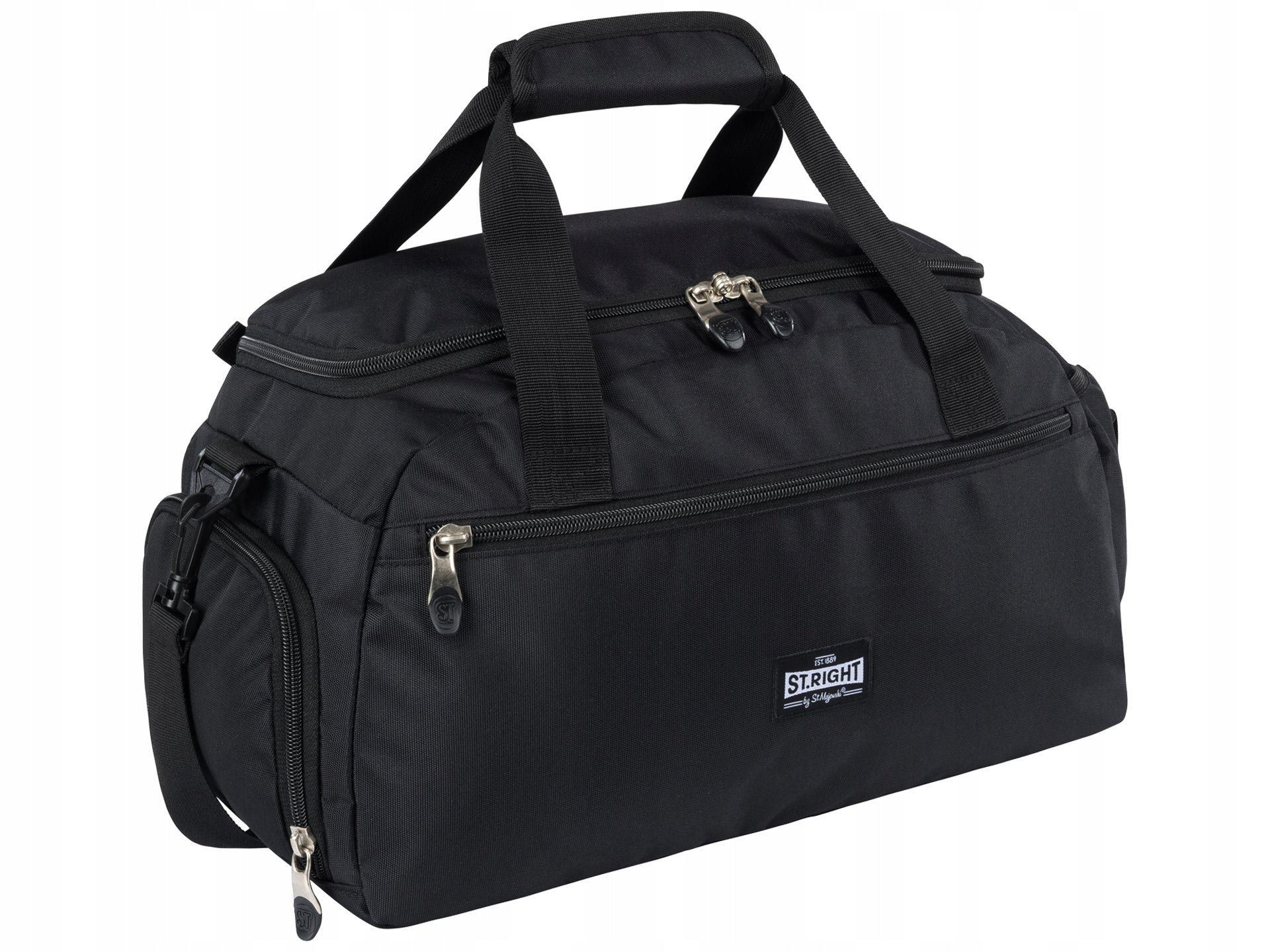 ST.RIGHT Sports Bag Training For Swimming Pool Gym St.Black Vintage BLACK Brand St. Majewski