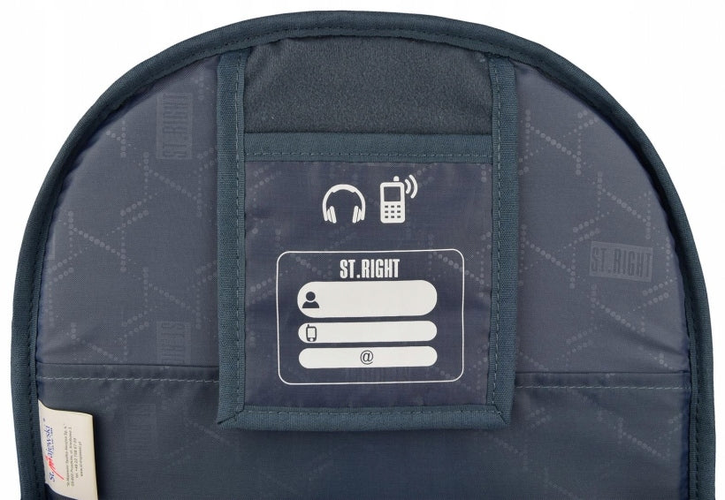 ST.RIGHT YOUTH SCHOOL BACKPACK 4-CHAMBER BP1 SHINY SNAKE Manufacturer code 5903235665226