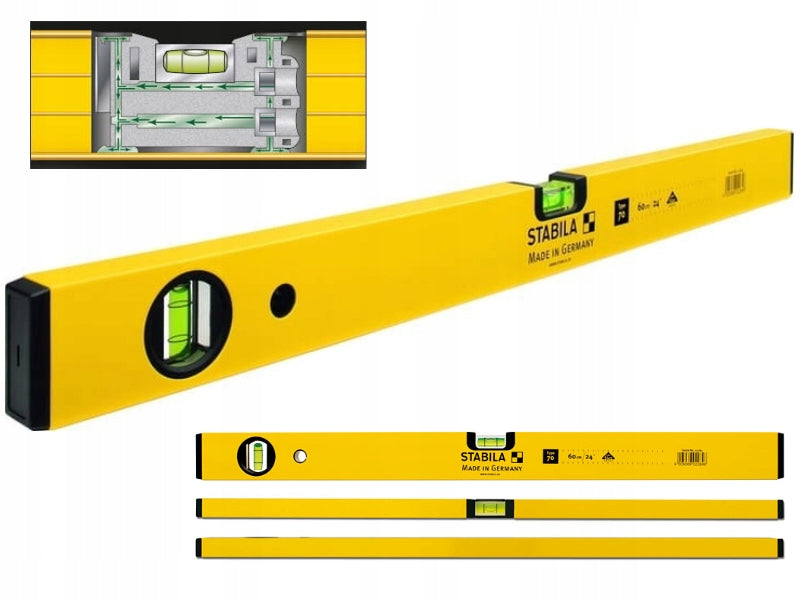 STABILA TYPE 70 ALUMINIUM LEVEL 60cm