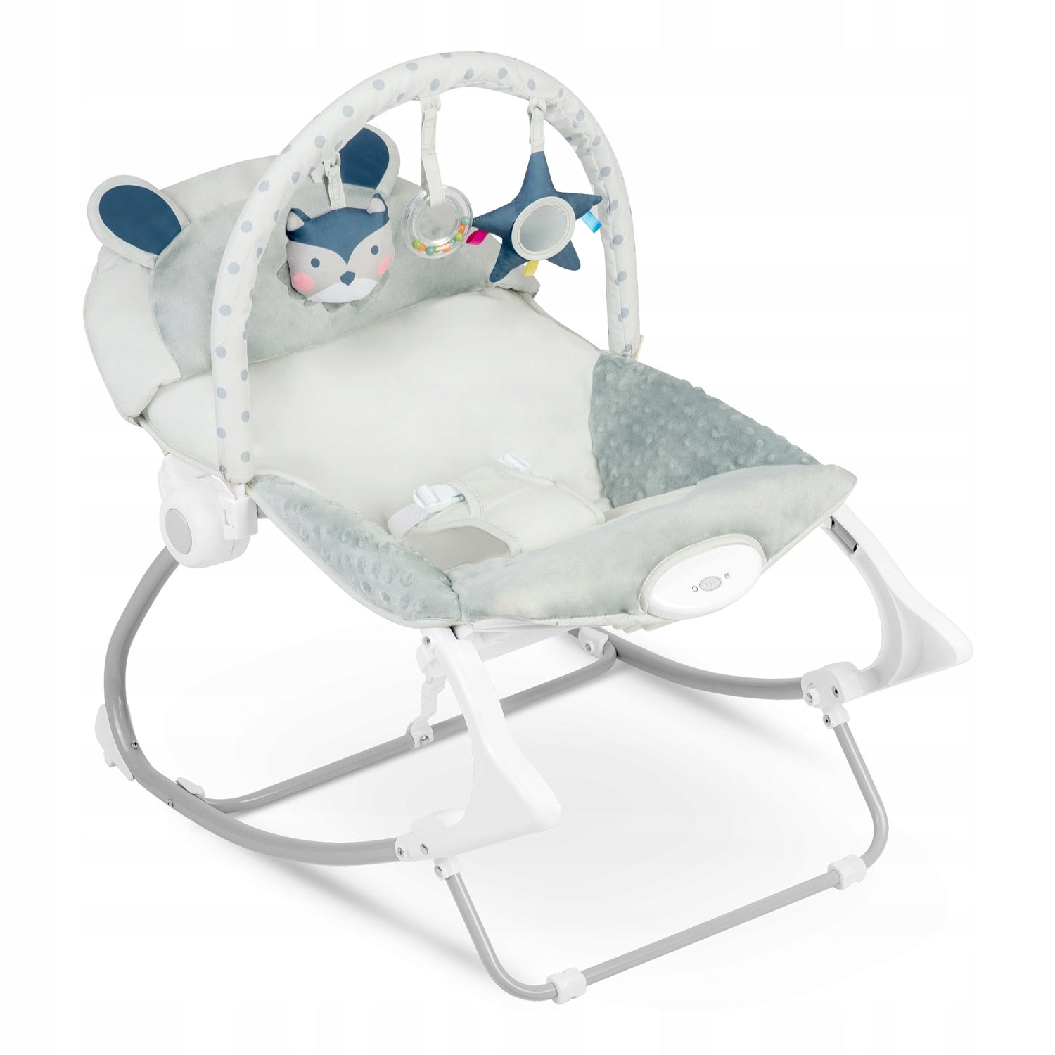 STABLE BABY LOUNGER ROCKER 2IN1 CRADLE VIBRATION TOY0-18KG Brand EricoKids