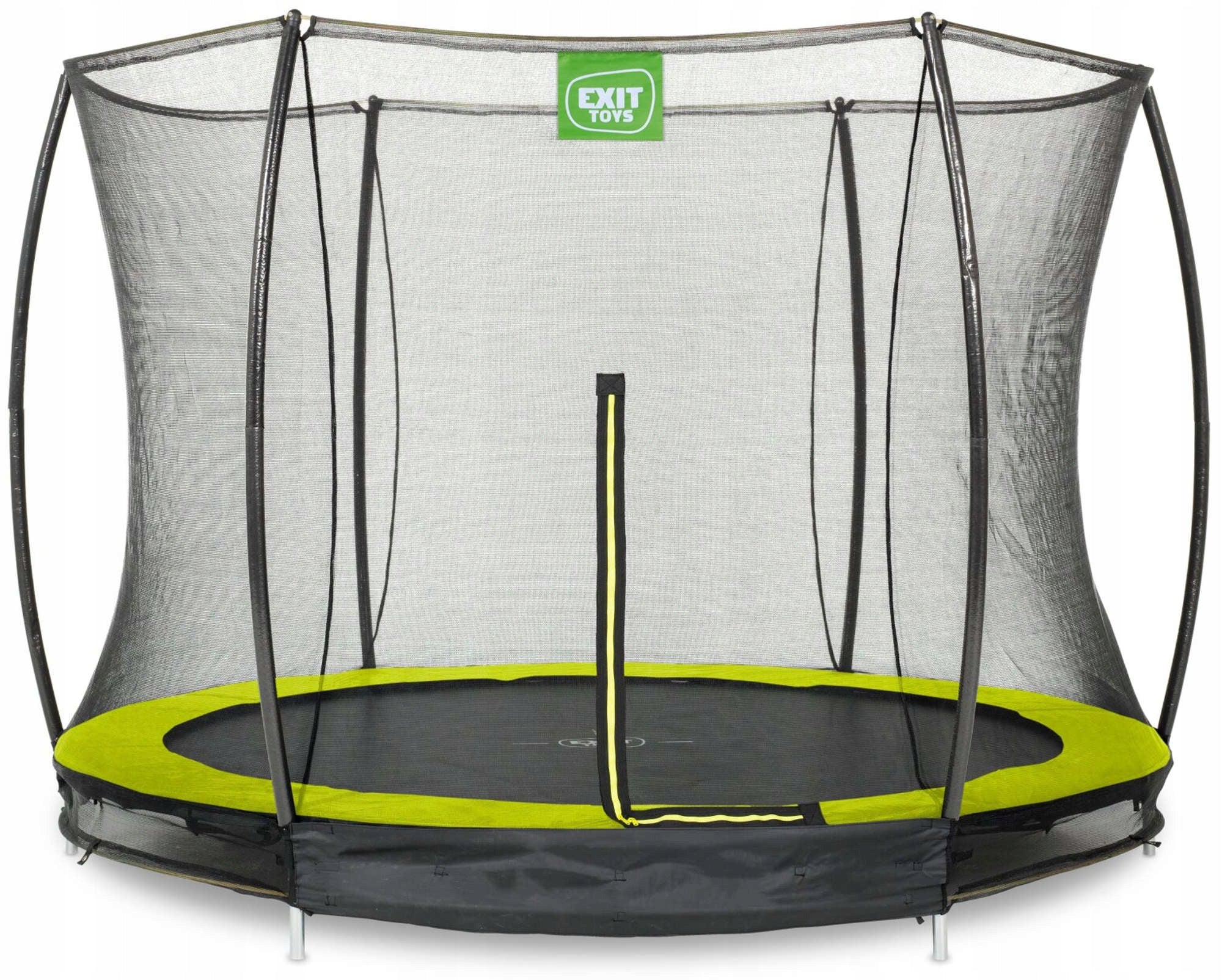 STABLE GARDEN TRAMPOLINE FOR THE GROUND WITH SAFETY NET 244 CM