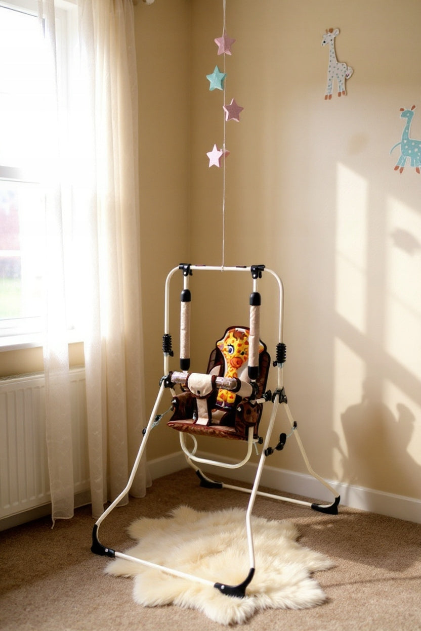STABLE Swing rocker for baby freestanding folding high chair PL Packaging status original