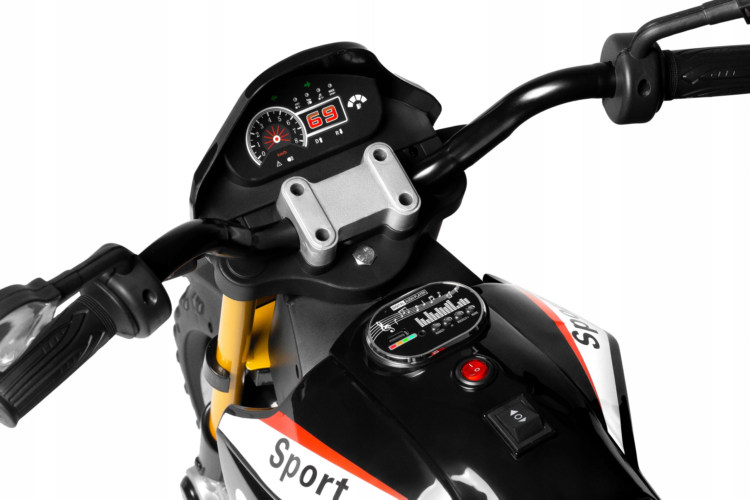 STABLE battery motor LEATHER LEDS DETACHABLE SIDE WHEELS SHOCK ABSORBER Packaging status original