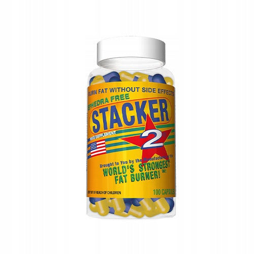STACKER Stacker 2 100 capsules - Fat Burning Energy Expiration date at least six months from the date of purchase