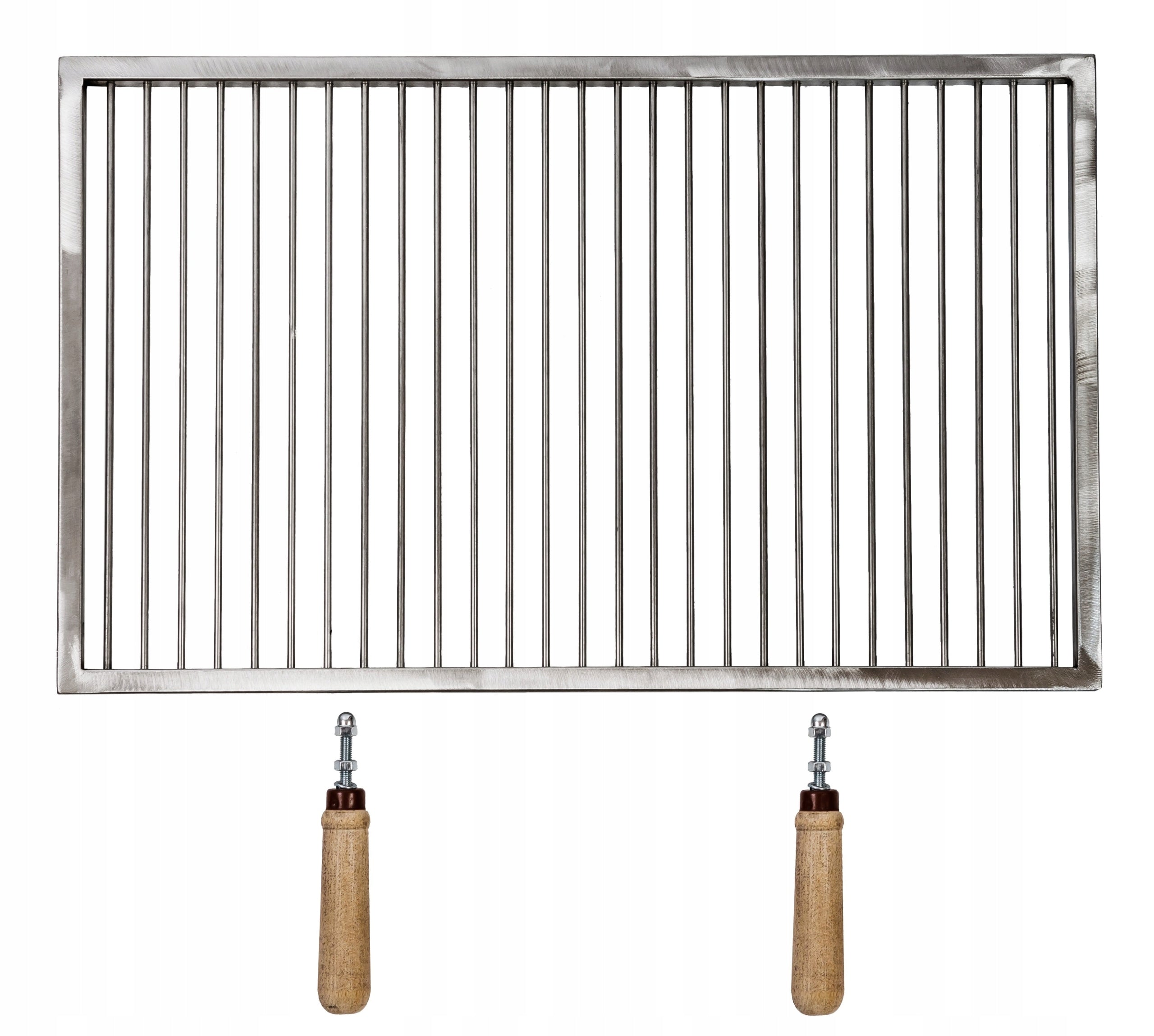 STAINLESS GRILL GRATE FOR EVERY SIZE + HANDLES FREEBIE! 5MM Manufacturer code rożno nierdzewne do grillowania