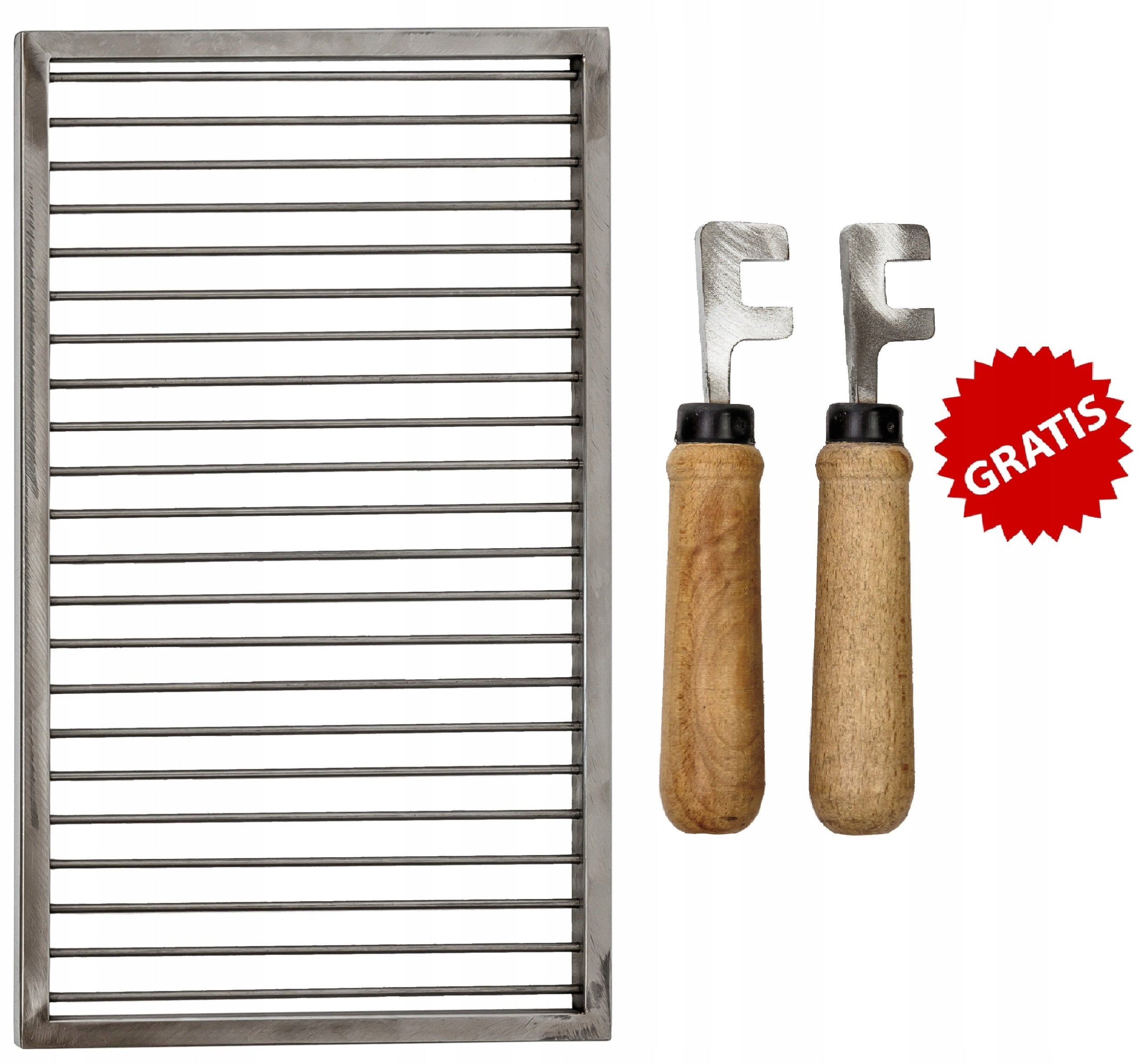 STAINLESS GRILL GRATE FOR EVERY SIZE + HANDLES FREEBIE! 5MM