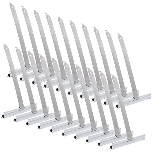 STAINLESS STEEL ALUMINUM MAXI ROLLER BLIND HANGERS SET OF 20