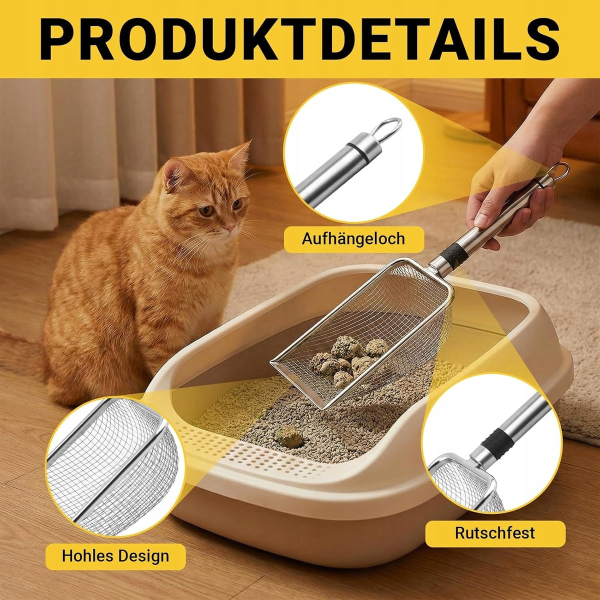 STAINLESS STEEL CAT LITTER DRAWER 2 PIECES WITH HOOKS Manufacturer code 0609991245720