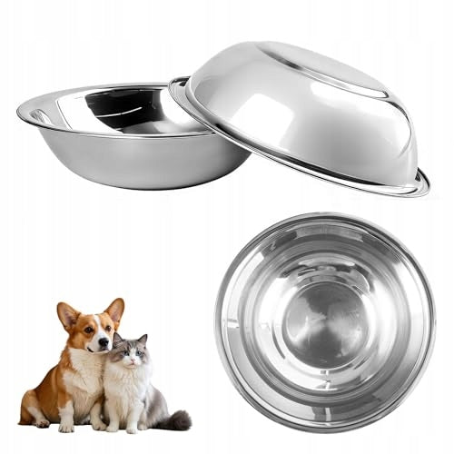 STAINLESS STEEL DOG BOWLS NON-SLIP SET OF 6 STEEL Manufacturer code Bez marki