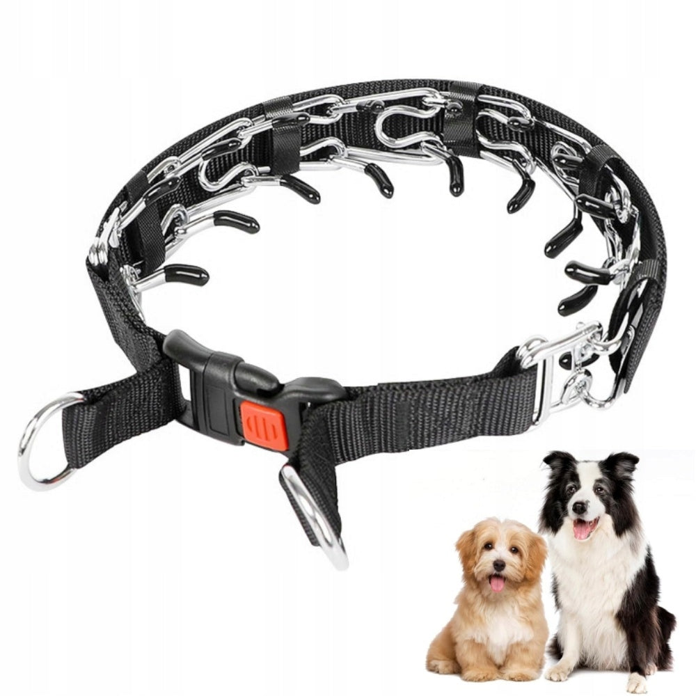 STAINLESS STEEL DOG COLLAR, METAL, SAFE - SIZE XL