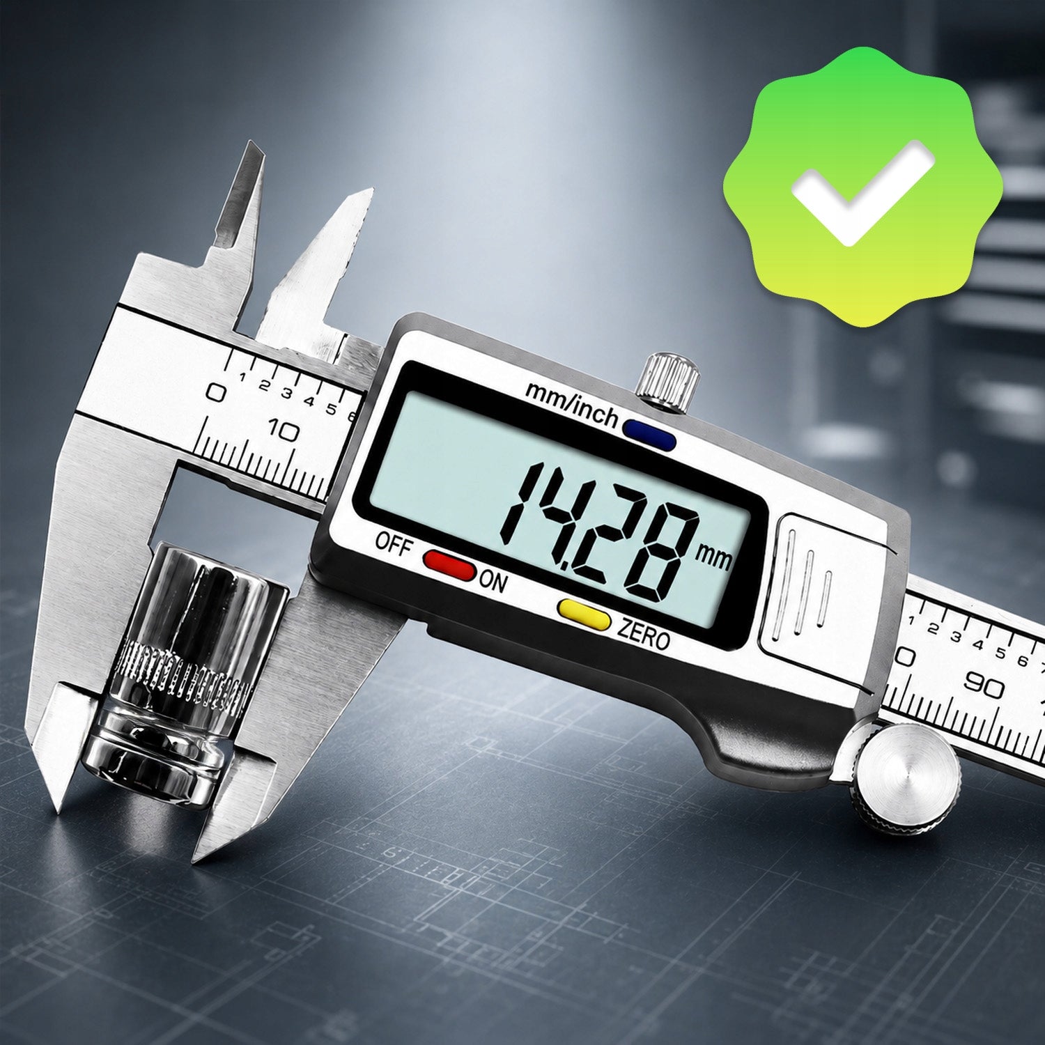 STAINLESS STEEL ELECTRONIC CALIPER DIGITAL 0-150MM CASE Kind electronic