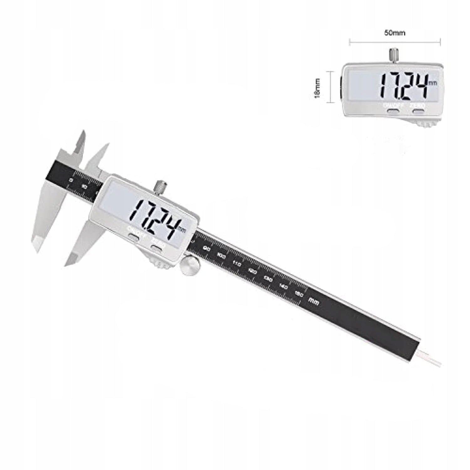 STAINLESS STEEL Electronic Caliper 150mm ACCURACY 0,01mm +ETUI Brand Tacklife