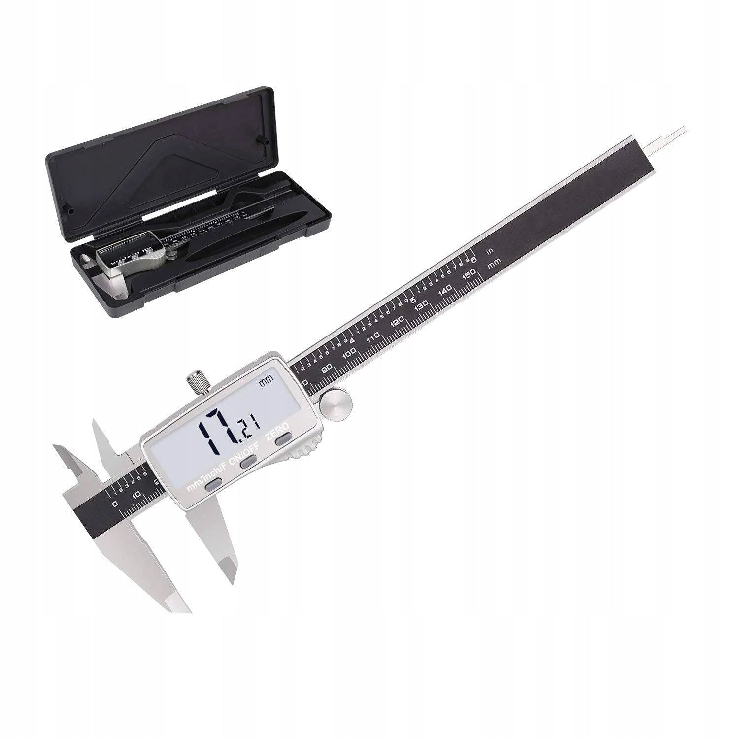 STAINLESS STEEL Electronic Caliper 150mm ACCURACY 0,01mm +ETUI Manufacturer code V86000