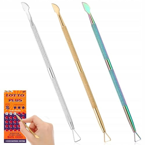 STAINLESS STEEL GIFT CARD TICKET LABEL SCRATCHER 3 PACK Manufacturer code Bez marki