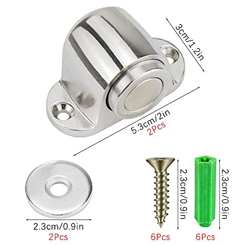 STAINLESS STEEL MAGNETIC DOOR STOP FOR HOME 1 PACK Manufacturer code Bez marki