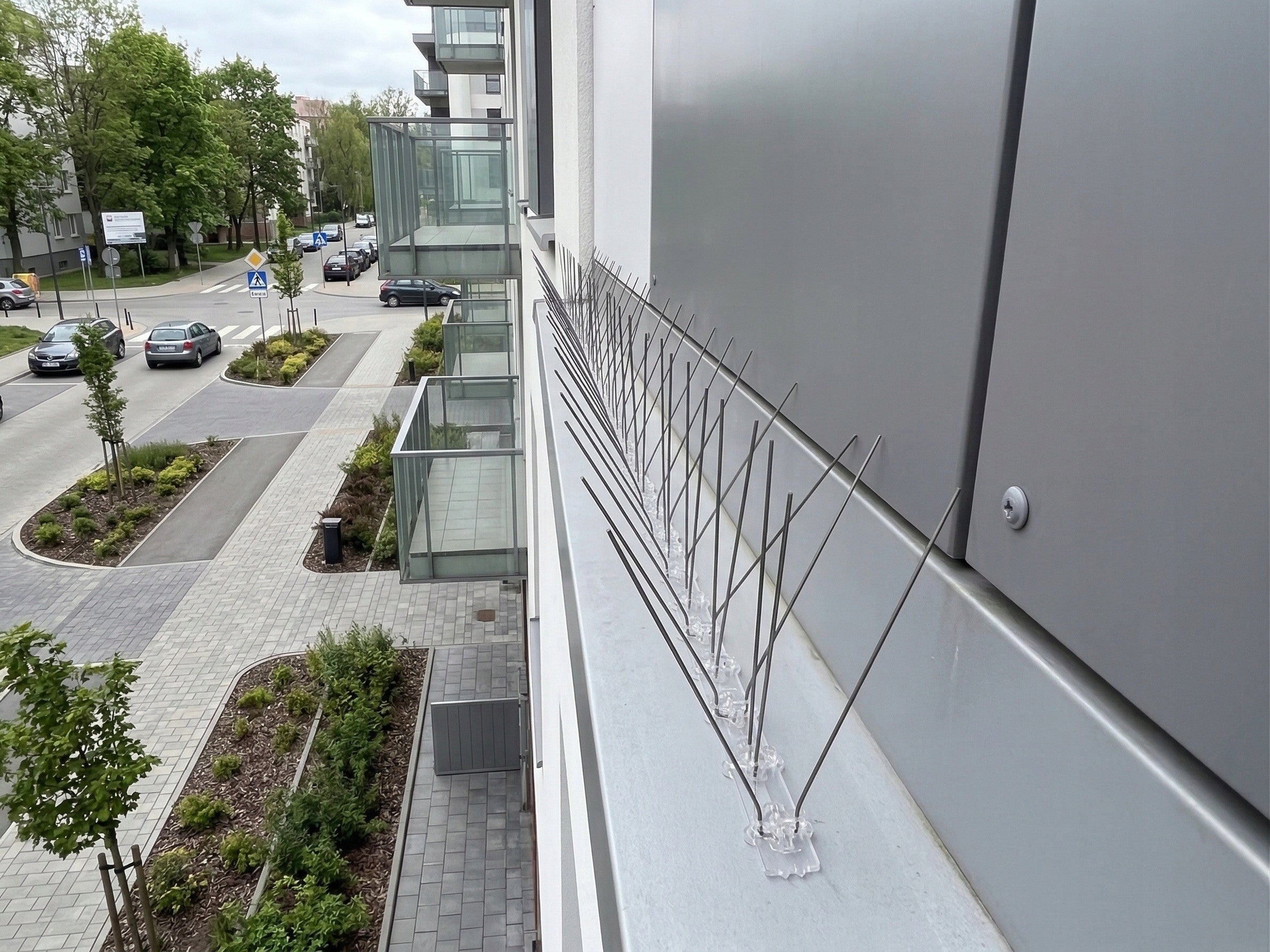 STAINLESS STEEL PIGEON BIRD SPIKES AGAINST PIGEON BIRDS 3-ROW U2 Kind spikes