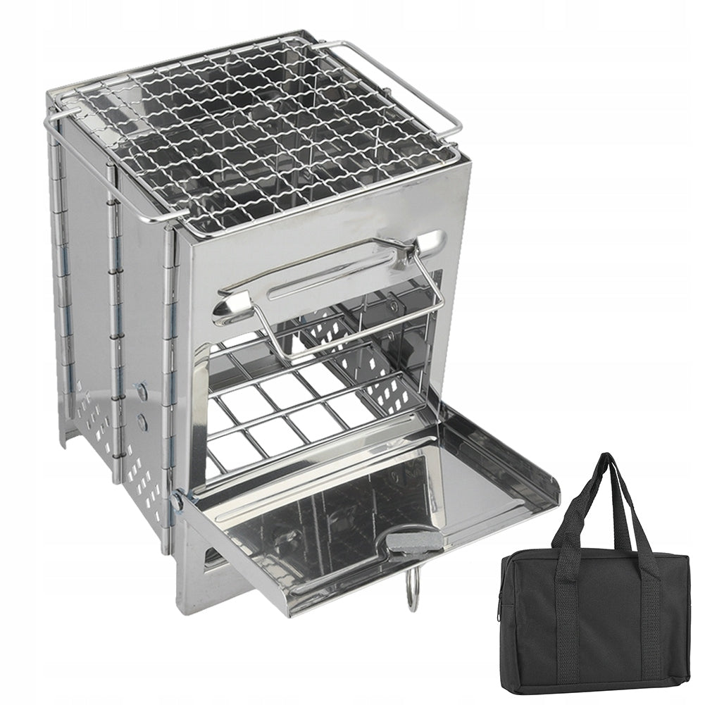 STAINLESS STEEL SCATTERED WOOD STOVE