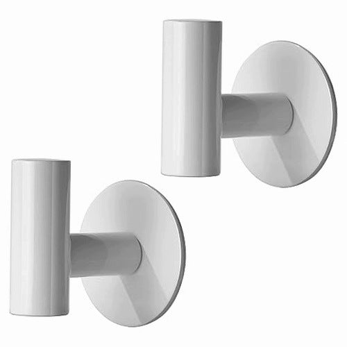 STAINLESS STEEL SELF ADHESIVE HOOKS FOR TOWELS BATHROOM 2 PACK