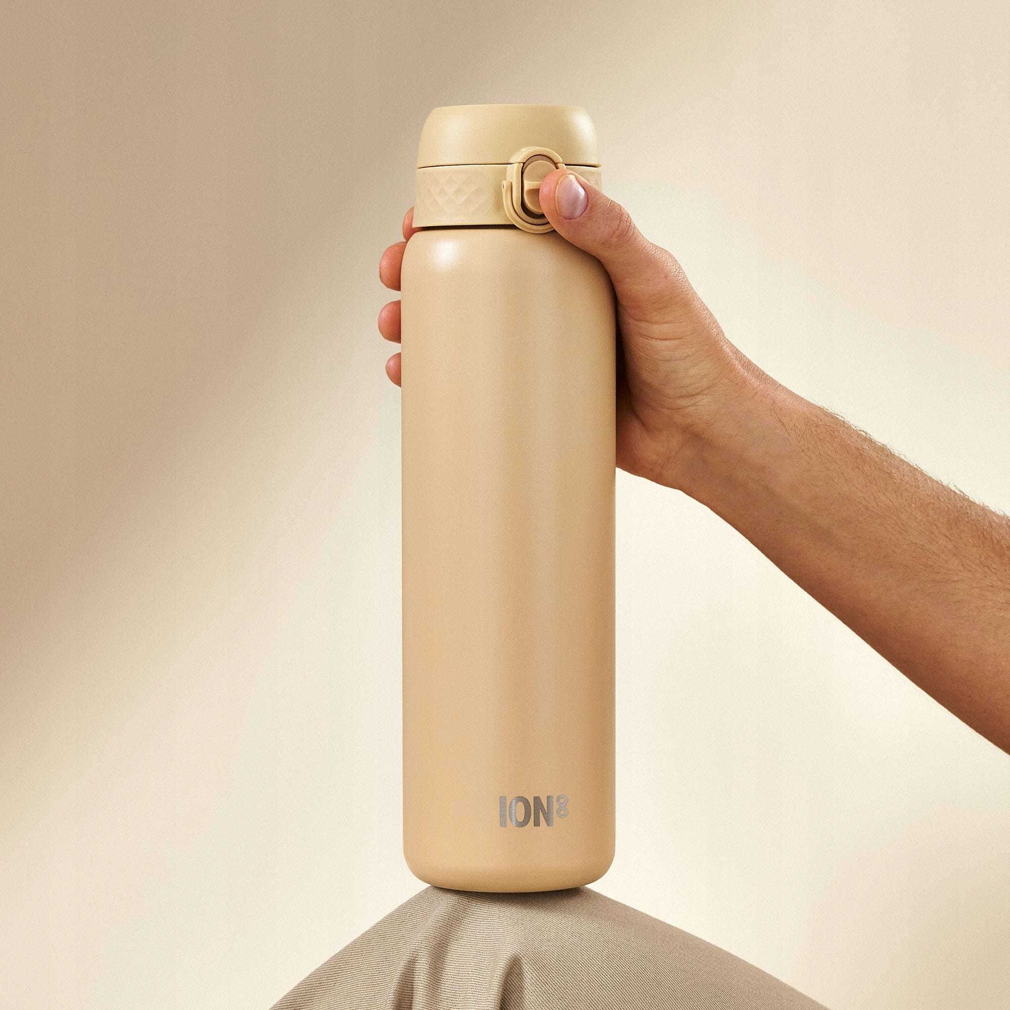 STAINLESS STEEL SPORTS BOTTLE LIGHT HARD SHORT MOUTHPIECE 1,2 L Packaging status original