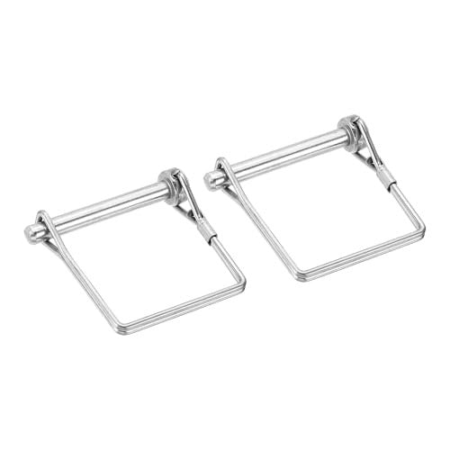 STAINLESS STEEL SQUARE LOCKING PIN FOR TRAILER 6MM 2PCS Brand no brand