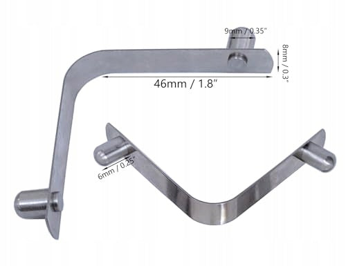 STAINLESS STEEL V CLIP FOR PIPE TENT EQUIPMENT 20 PCS STEEL Manufacturer code Bez marki