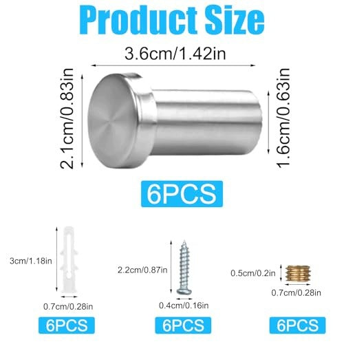 STAINLESS STEEL WALL HANGERS FOR KITCHEN BATHROOM MOUNTING ACCESSORIES 6 Manufacturer code Producent niezależny