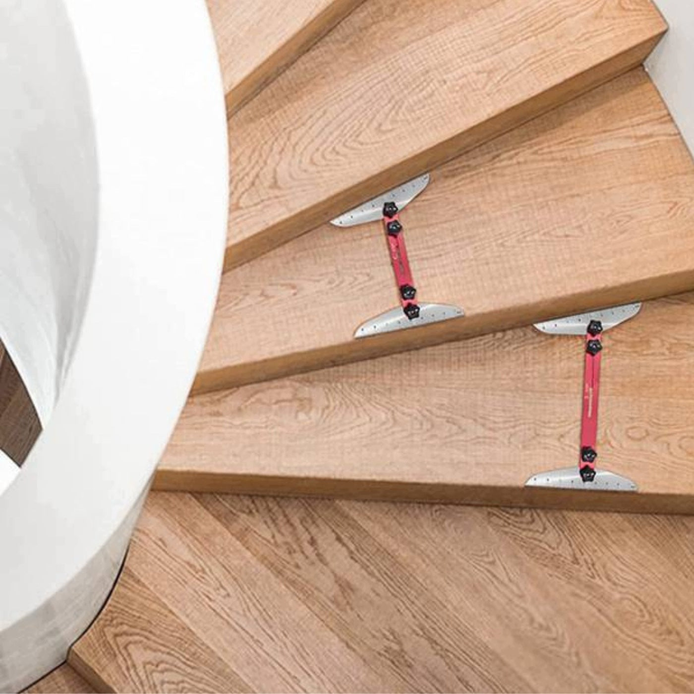 STAIR MEASURING TEMPLATE STAIR TREAD TEMPLATE FOR CUTTING 11-60 INCHES Manufacturer code MEH/MW/B-SZA02