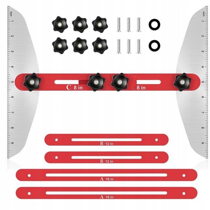 STAIR MEASURING TEMPLATE STAIR TREAD TEMPLATE FOR CUTTING 11-60 INCHES