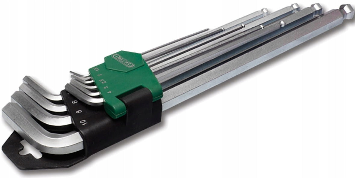 STALCO Allen with ball long 1,5-10mm 9 el. S-48366 Manufacturer code S-48366