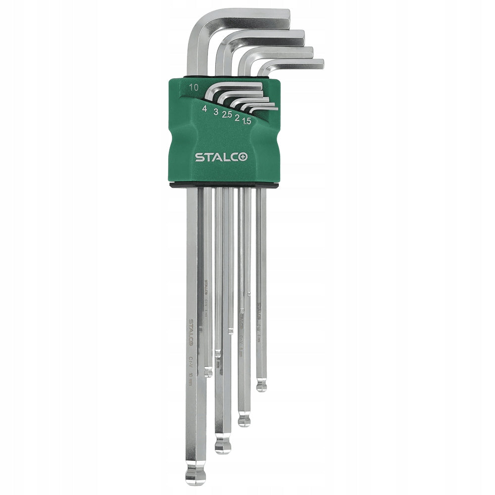 STALCO Allen with ball long 1,5-10mm 9 el. S-48366