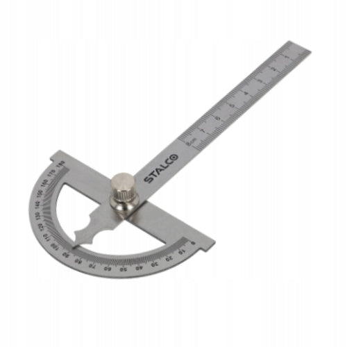 STALCO Rotary protractor 180 degrees 80x120mm S010417417 Batteries included no