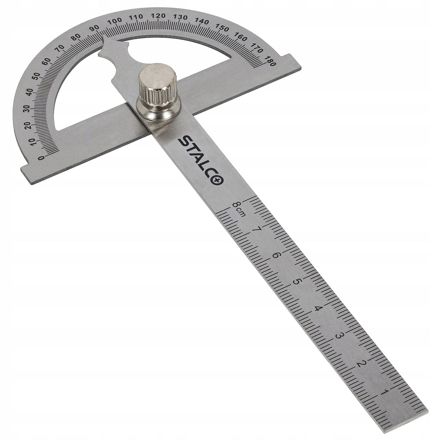 STALCO Rotary protractor 180 degrees 80x120mm S010417417 Brand Stalco