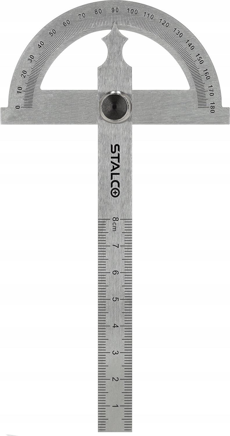 STALCO Rotary protractor 180 degrees 80x120mm S010417417
