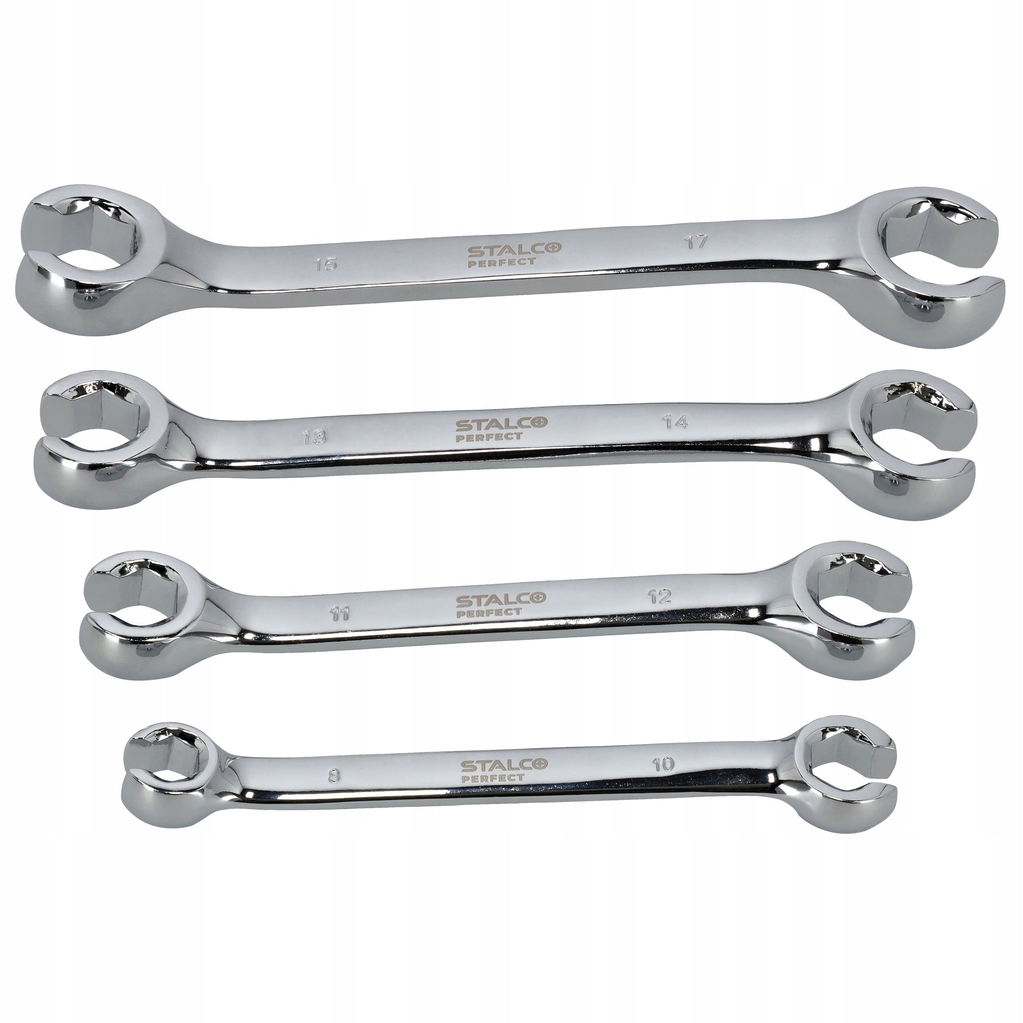 STALCO SET OF WRENCHES FOR SEMI-OPEN BRAKE LINES, 4EL CrV S-76894
