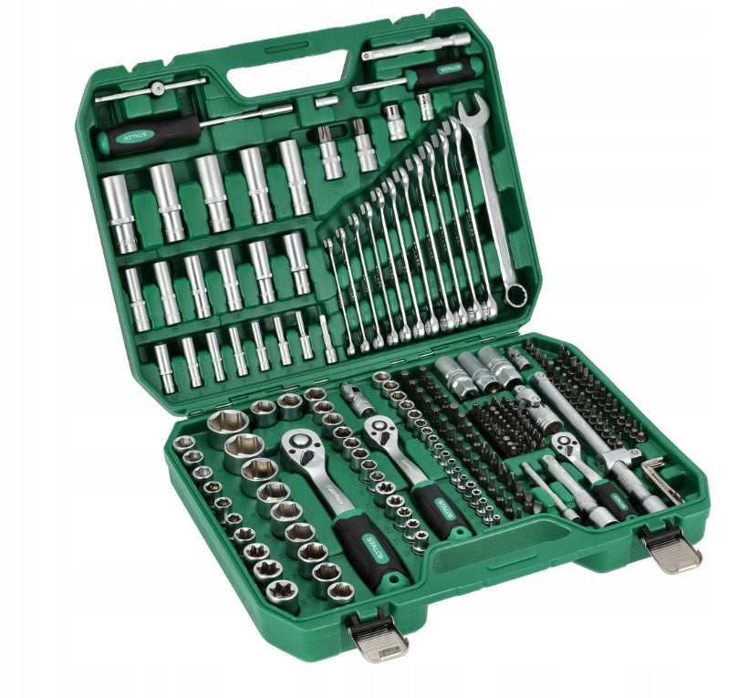 STALCO Set of socket wrenches and flat eye wrenches, 219 elements S-54005 Manufacturer code S-54005