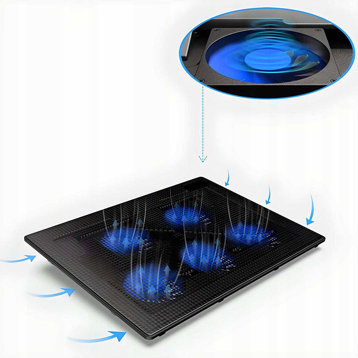 STAND COOLING PAD FOR LAPTOP NOTEBOOK BACKLIGHT 12-17'' Packaging status original