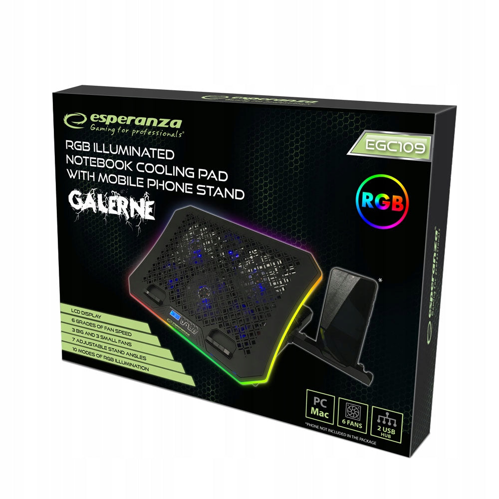 STAND COOLING PAD LAPTOP STAND LED RGB FOR GAMERS