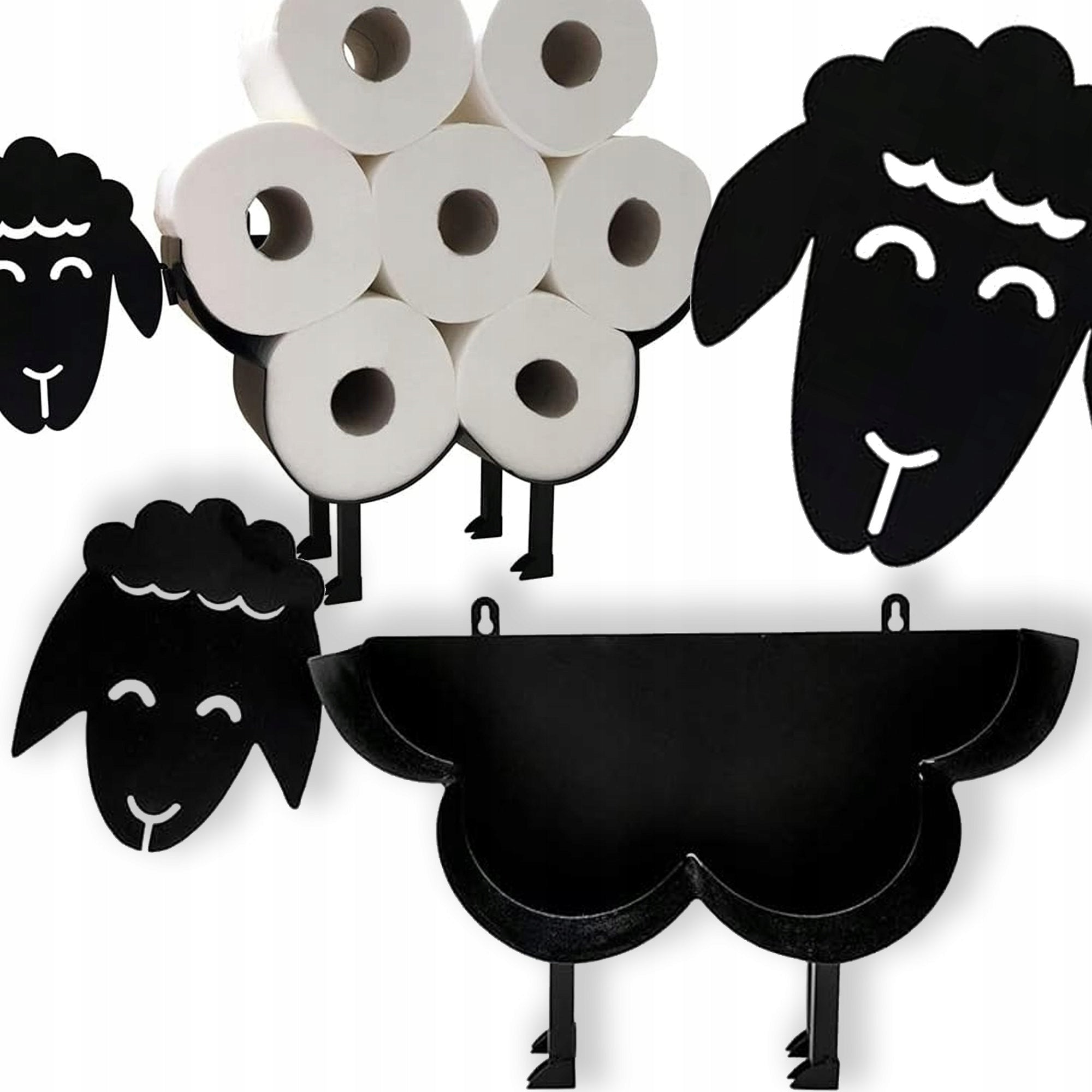 STAND HOLDER STAND RAM SHEEP TOILET PAPER HANGER FOR BATHROOM TOILET