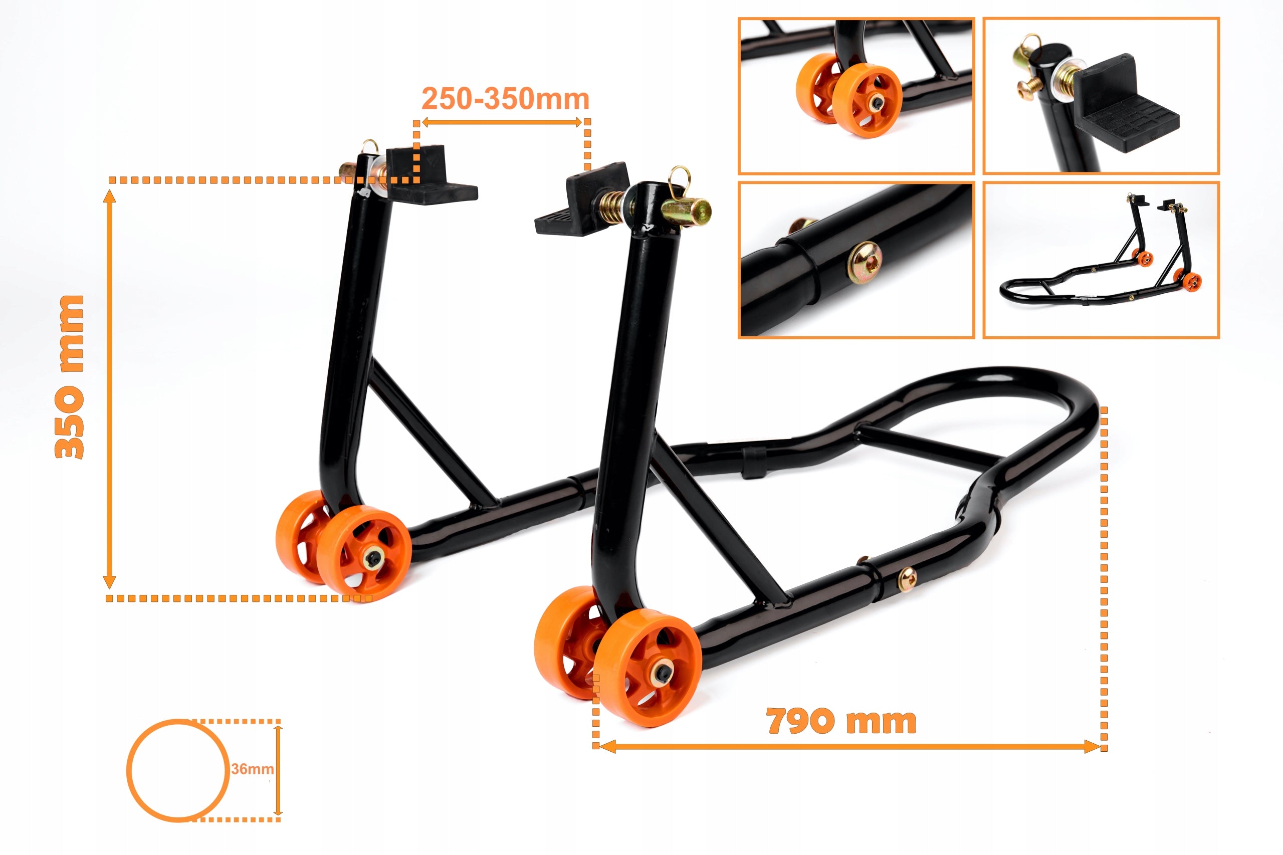 STAND MOTORCYCLE LIFT REAR MODEL L UNDER SWING ARM EAN (GTIN) 5907057084999