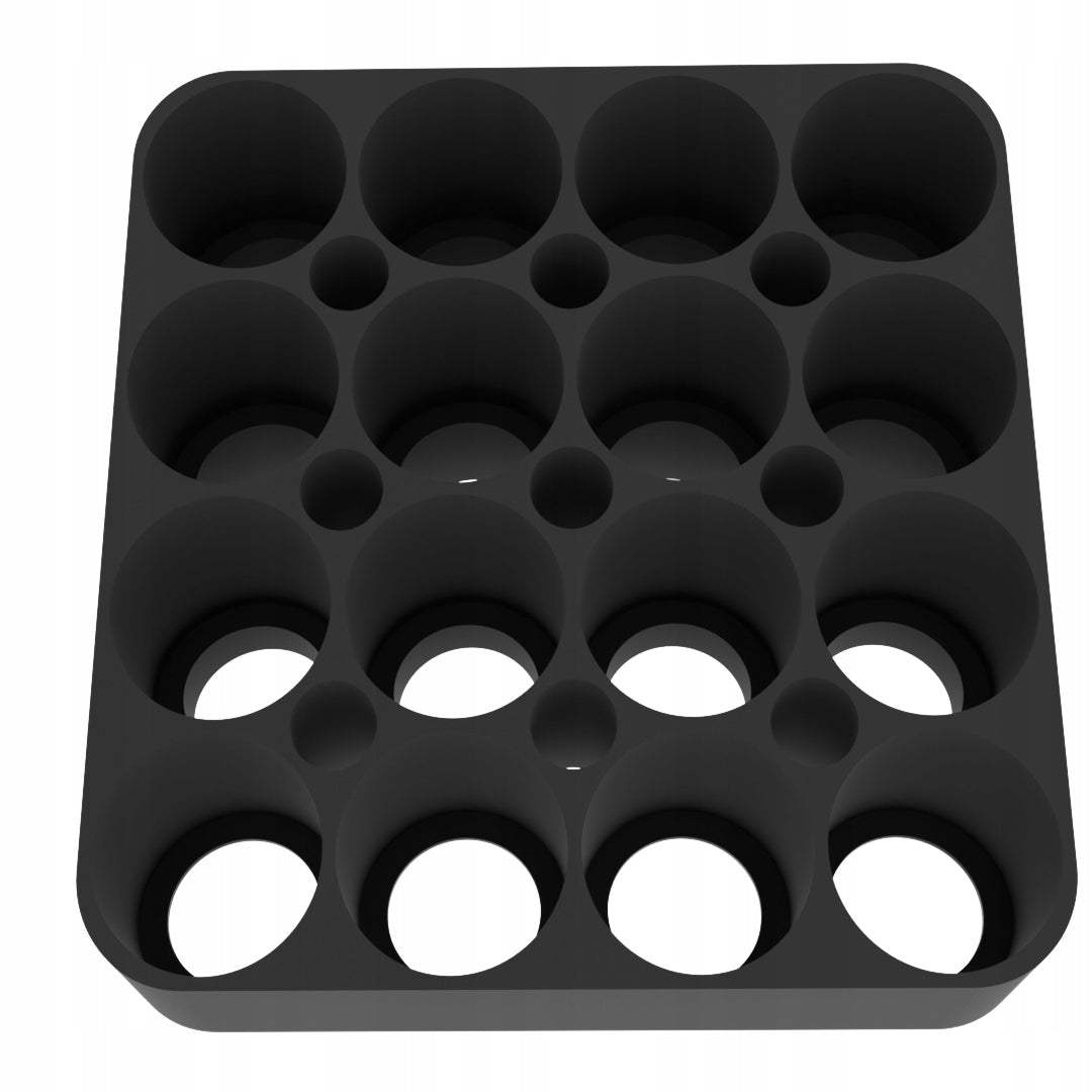STAND ORGANIZER FOR SILICONES TUBES CARTRIDGES 16PCS Brand Pro Parts