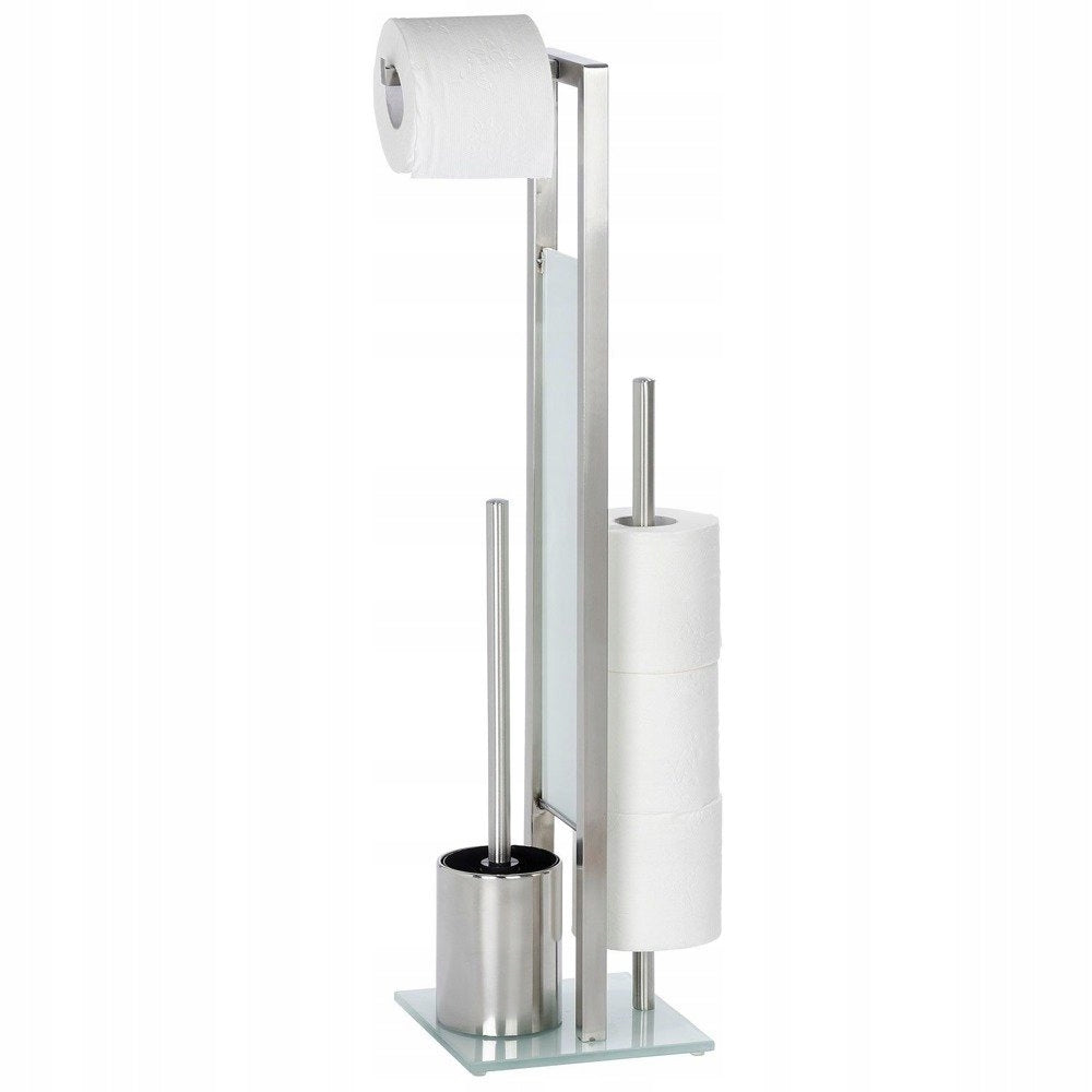 STAND + PAPER CONTAINER + TOILET BRUSH WENKO