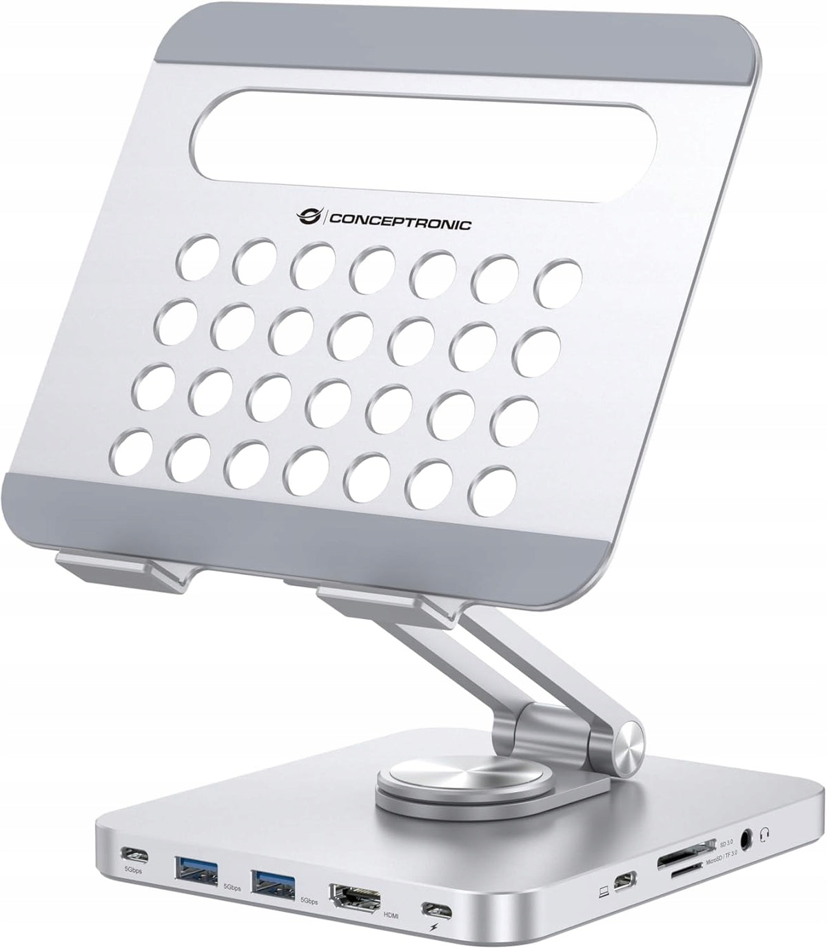STAND TABLET 8IN1 USB 3.2 ROTATING 360° FOLDABLE ADJUSTABLE HEIGHT Manufacturer no brand