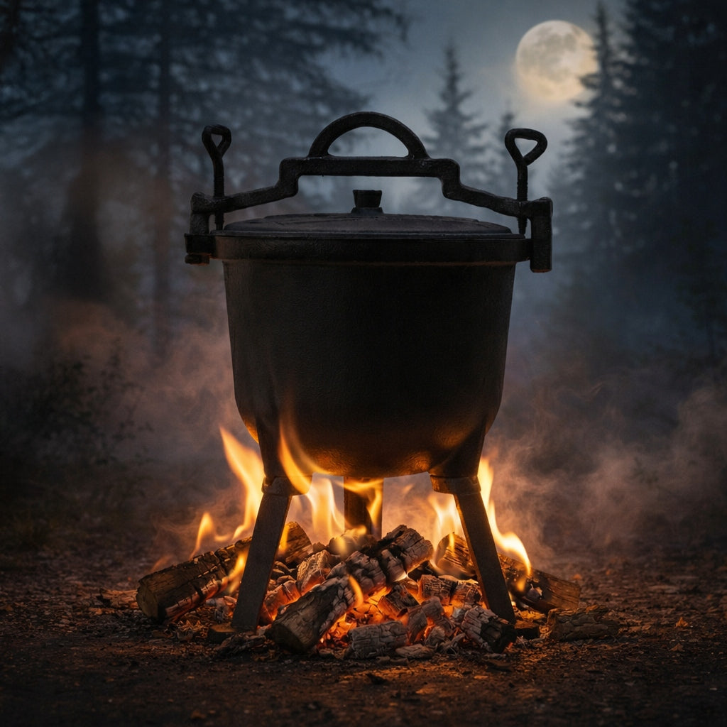 STANDING CAST IRON CAULDRON 8L ROASTED STEWS Manufacturer code 35106