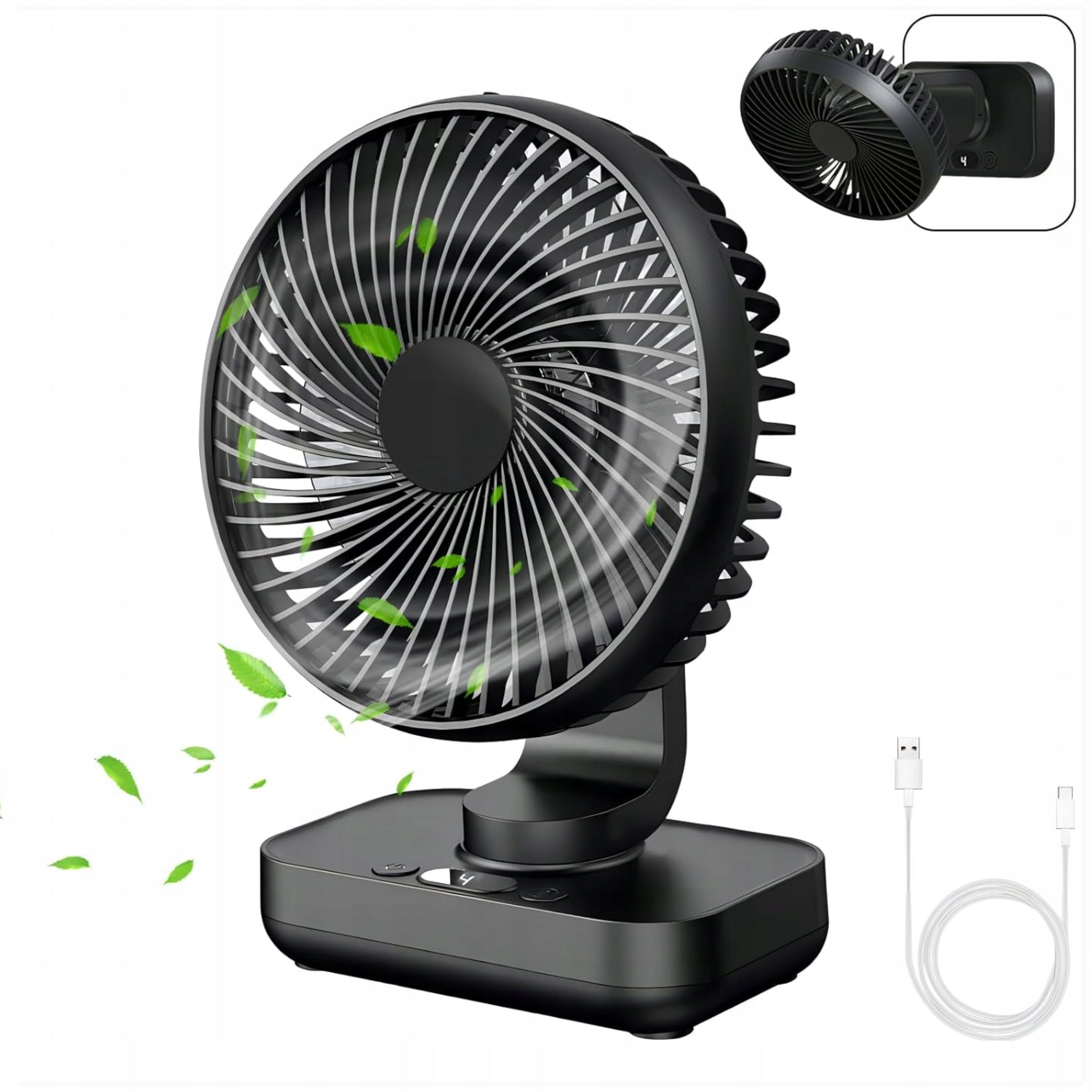 STANDING FAN DESK FAN PORTABLE WIRELESS HOME TO USB