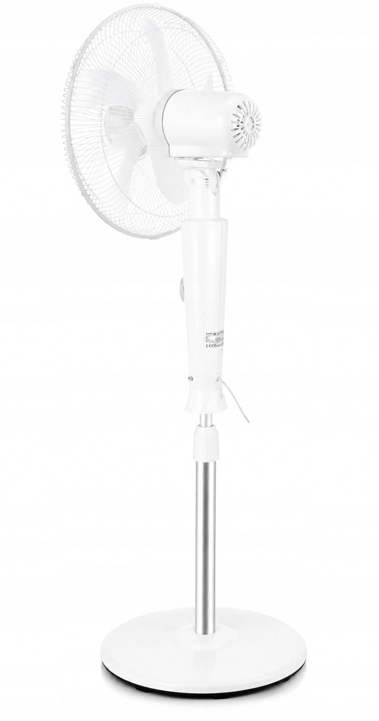 STANDING FAN FLOOR FAN OSCILLATION REMOTE CONTROL VO LCD WHITE STRONG Brand Volteno