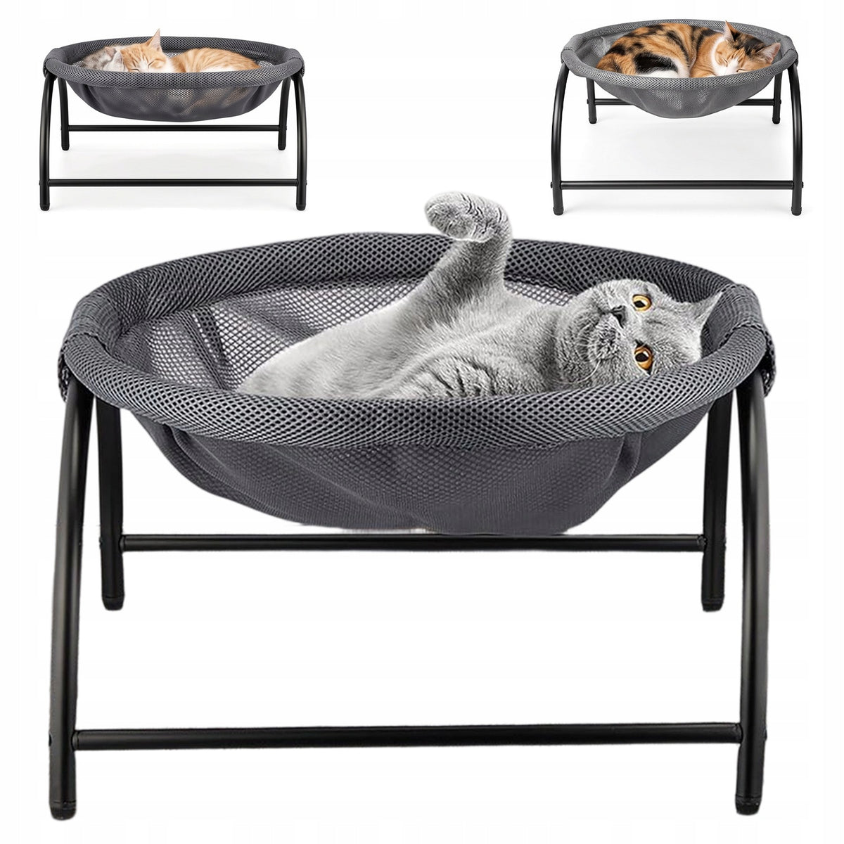 STANDING HAMMOCK FOR CAT BED SUSPENDED NON-SLIP FEET