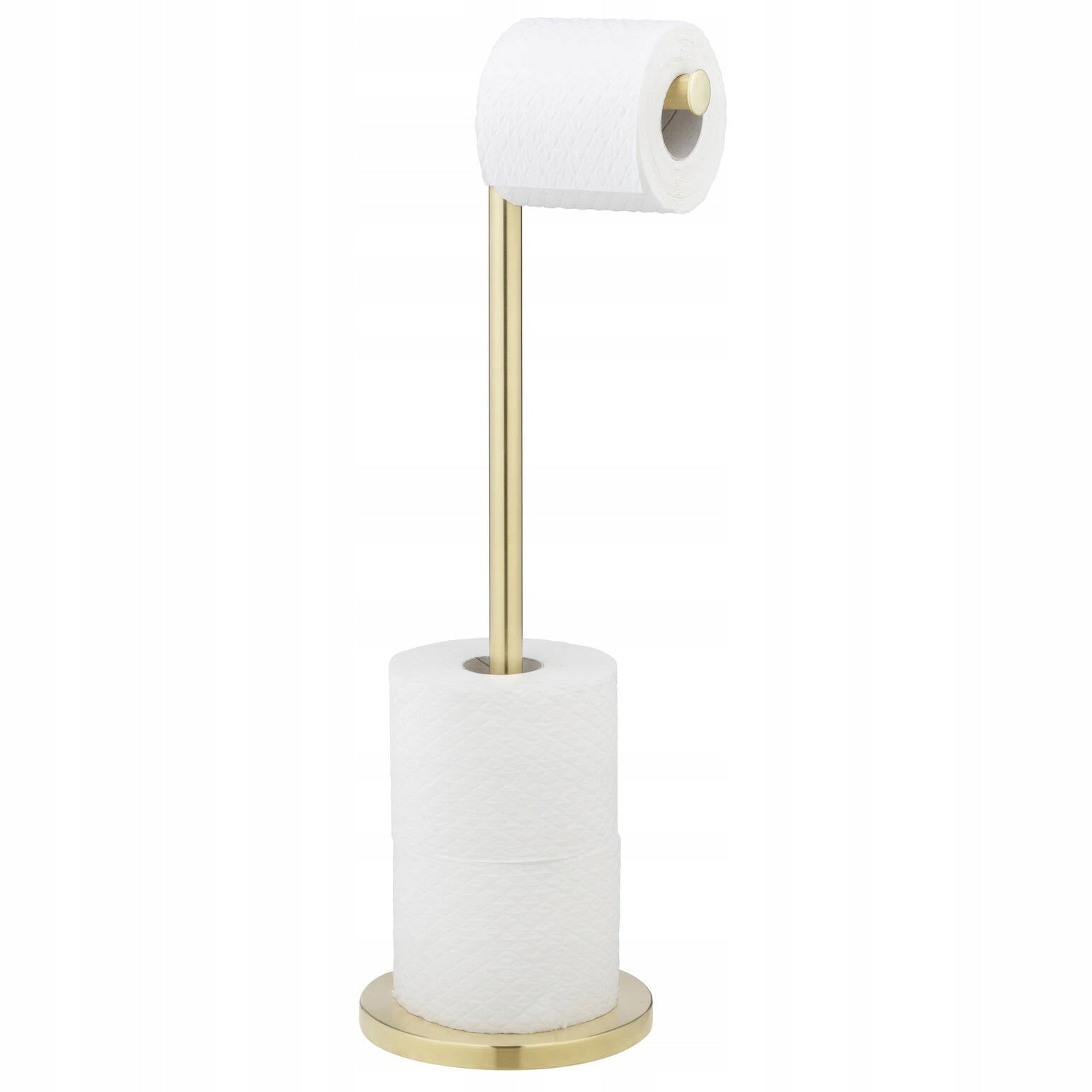 STANDING PAPER HOLDER 2IN1 GOLD STAINLESS STEEL WENKO 21X55X17 CM