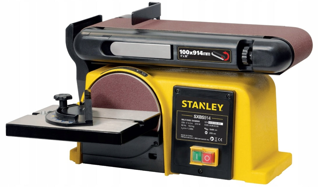 STANLEY BELT-DISC TABLE GRINDER SXBS914E