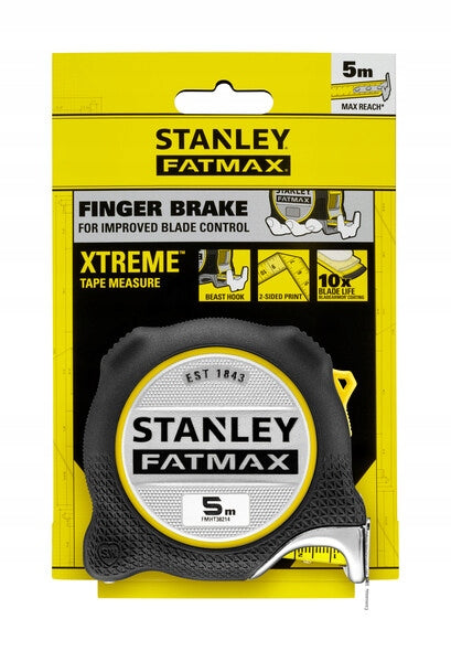 STANLEY FATMAX RETRACTABLE MEASURE 5mx32mm XTREME PREMIUM Manufacturer code FMHT38214-0