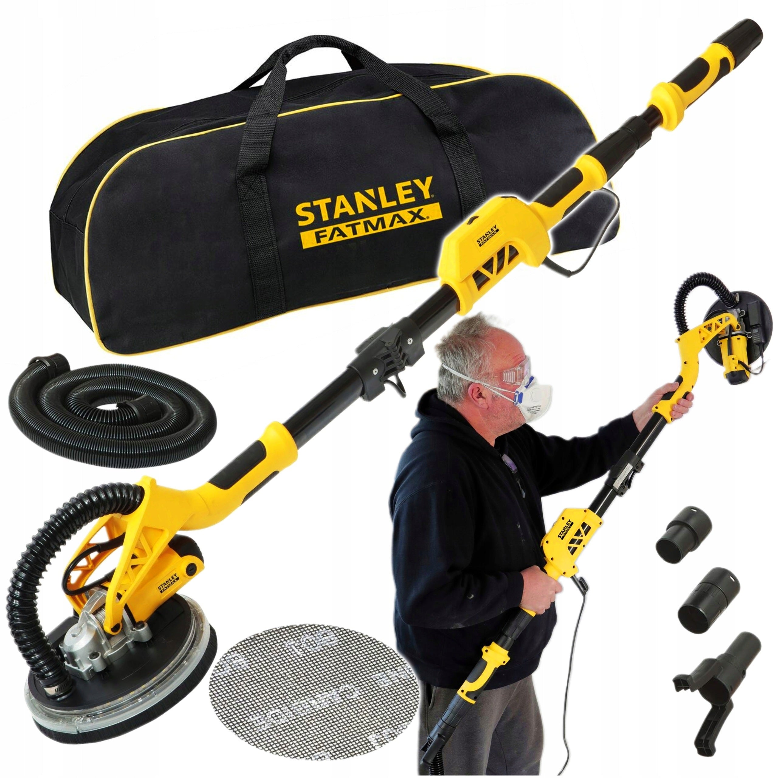 STANLEY GYPSUM GRINDER GIRAFFE PLASTER WALL MASH SFMEE500S 750W